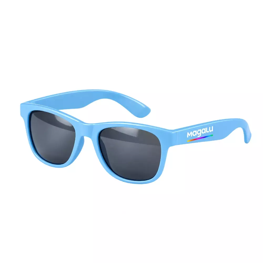 Óculos de Sol Colorido Personalizado Azul Claro