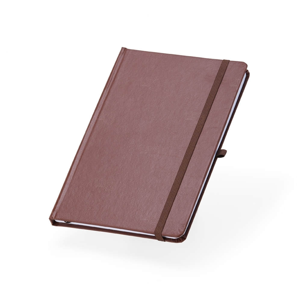 Moleskine em Couro Sintético Personalizado - 21,1 x 14,1 cm 