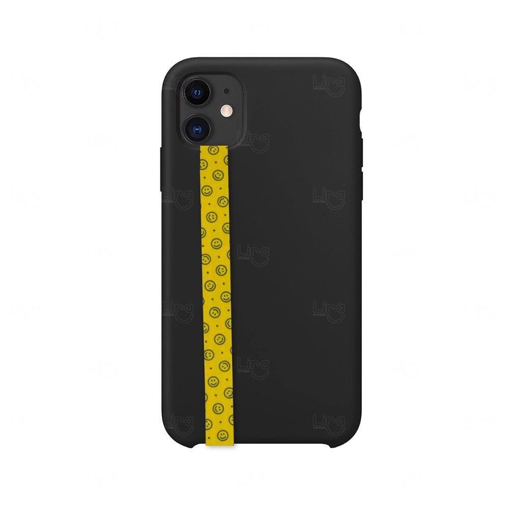 Fita Salva Celular Personalizada Amarelo