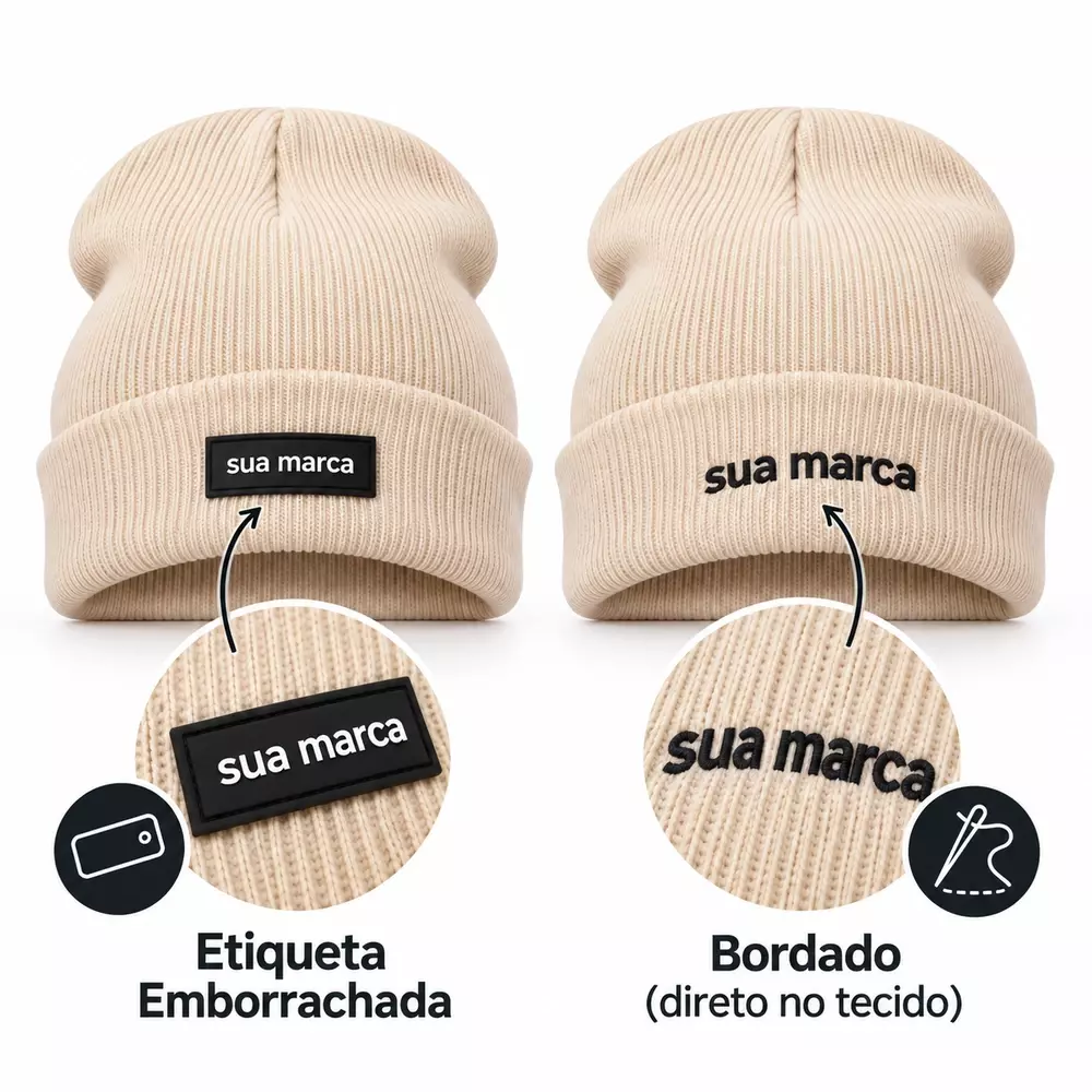 Gorro em Lã Personalizado 
