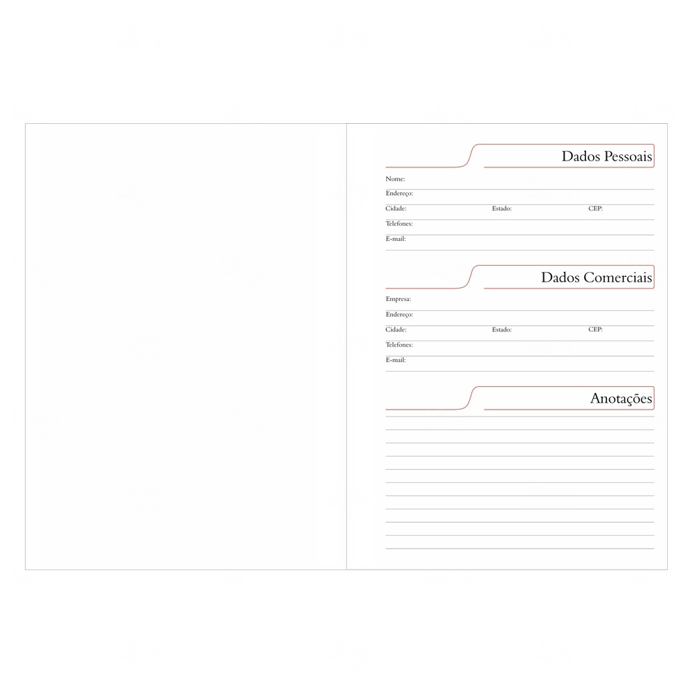 Agenda Personalizada Diária 2024 - 20 x 14,8 cm 