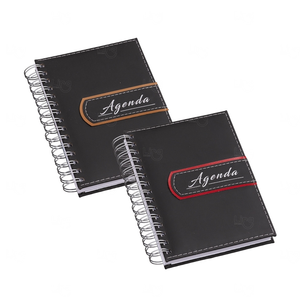 Agenda Personalizada Diária 2024 - 20 x 16 cm 