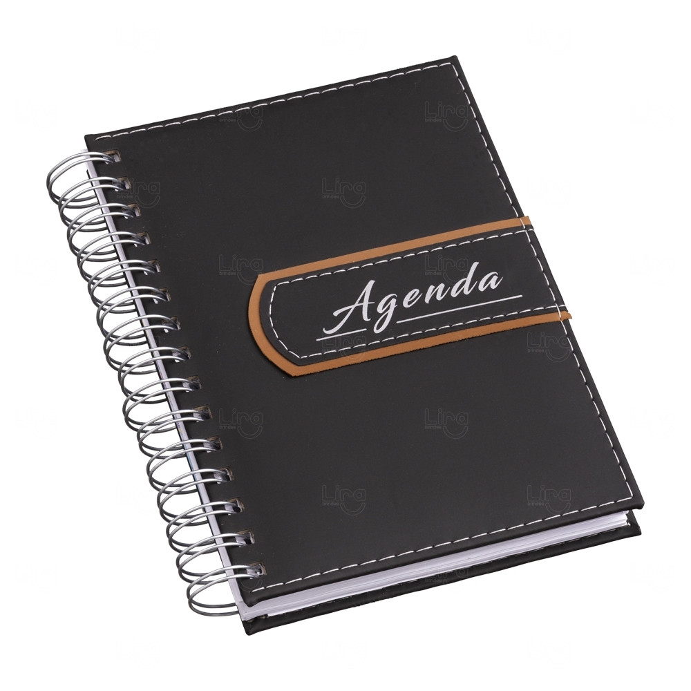 Agenda Personalizada Diária 2024 - 20 x 16 cm 