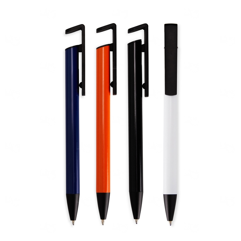 Caneta Personalizada Semimetal com Suporte 