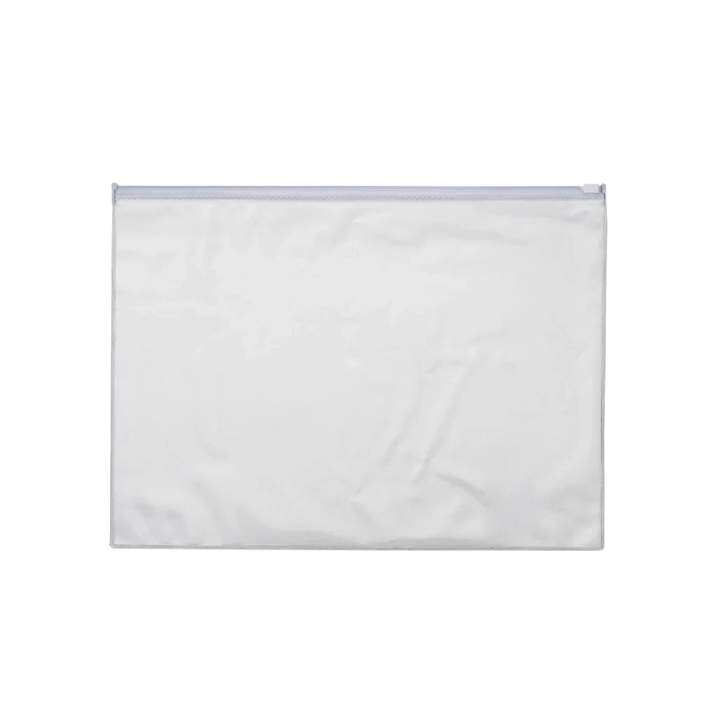 Pasta Zip Zap Personalizada PVC Cristal A4 - 18 x 27 cm 