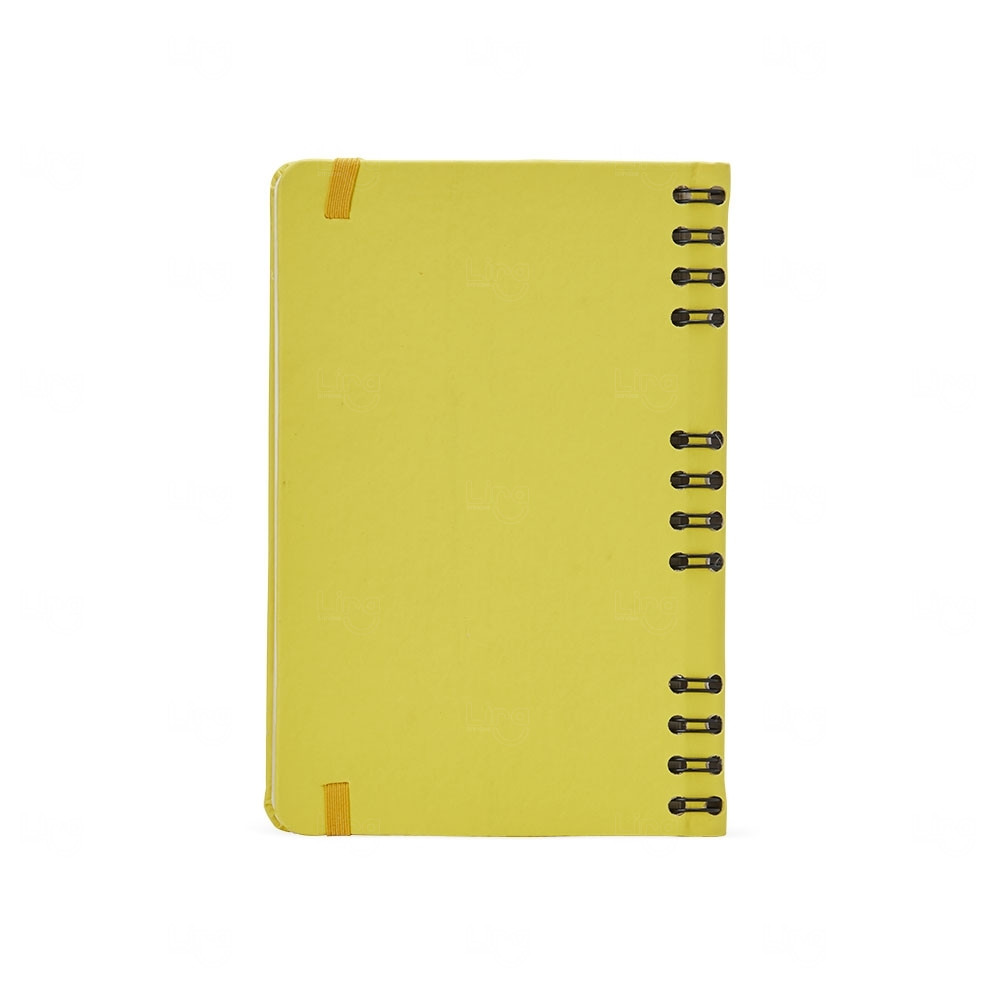 Caderneta Personalizada Emborrachada com Wire-o - 21 x 14,4 cm 