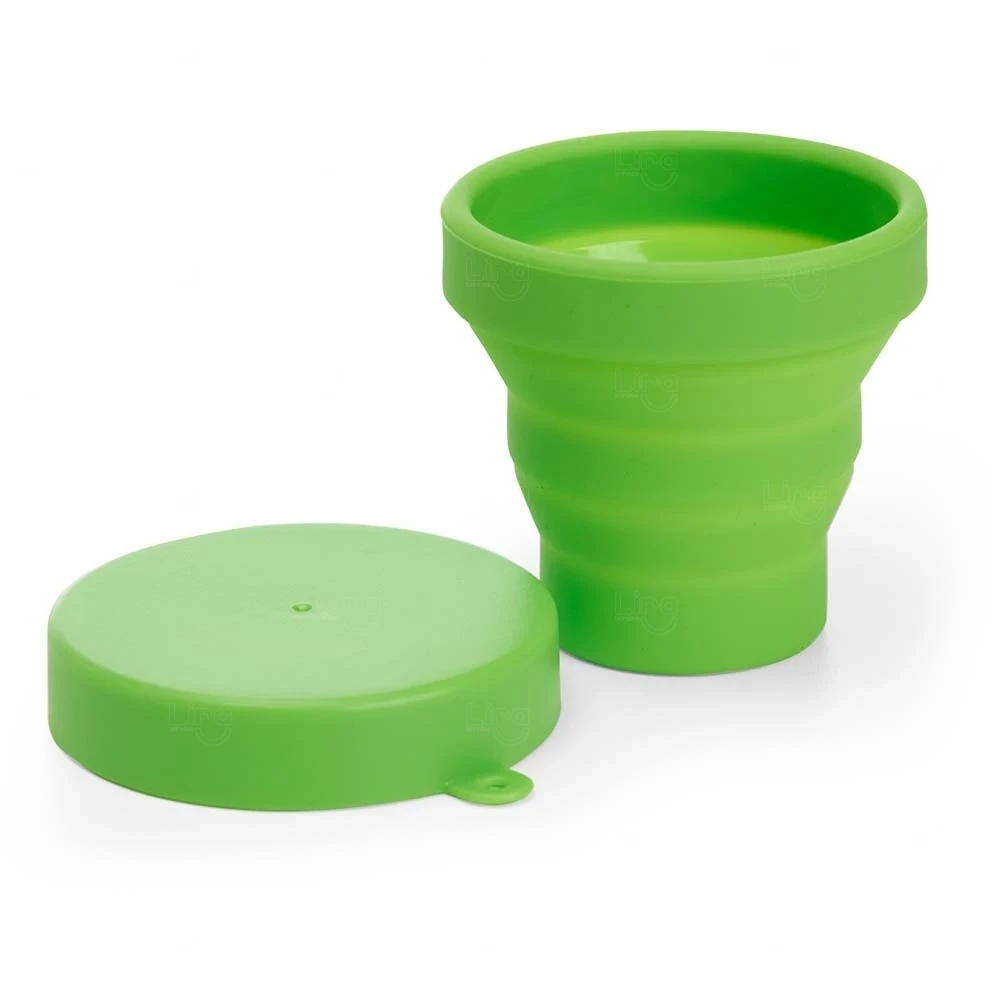 Copo Retrátil de Silicone 150ml Personalizado 