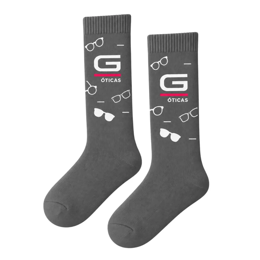 Meias Personalizadas Cinza