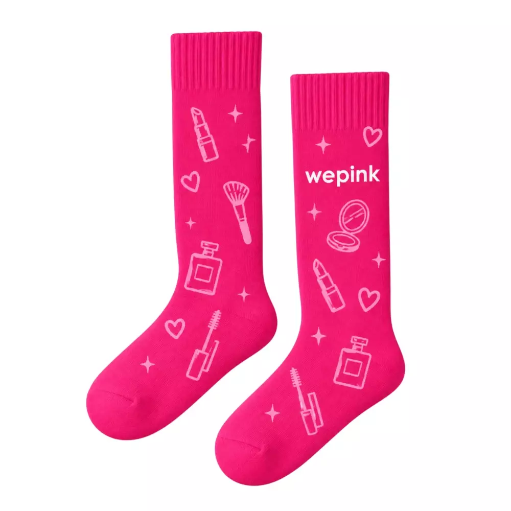 Meias Personalizadas Rosa Pink