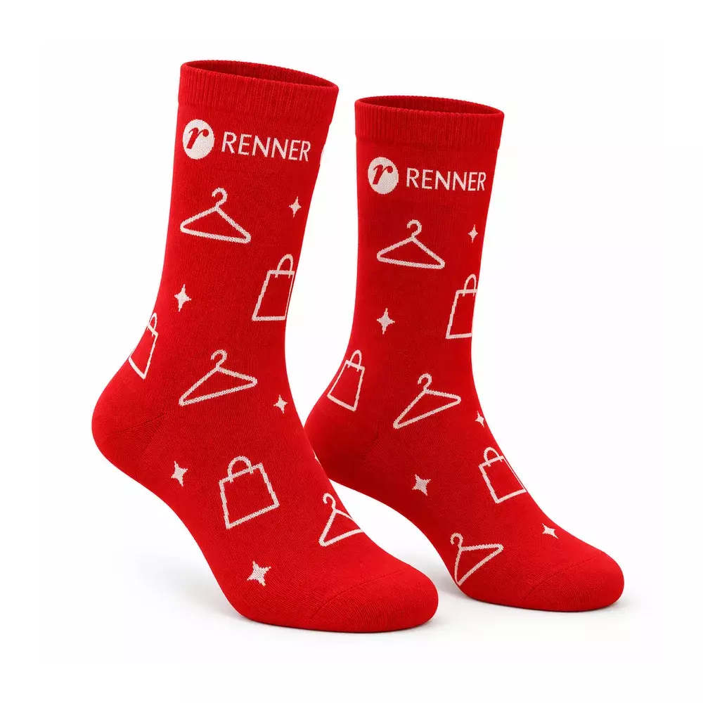 Meias Personalizadas Vermelho