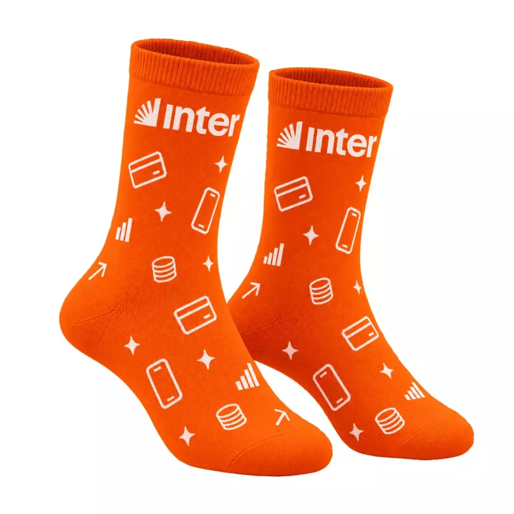 Meias Personalizadas Laranja