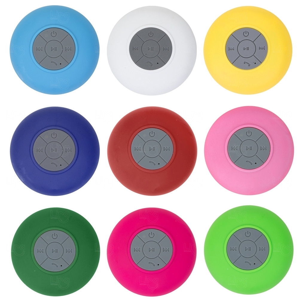 Caixa de Som Personalizada Com Ventosa 