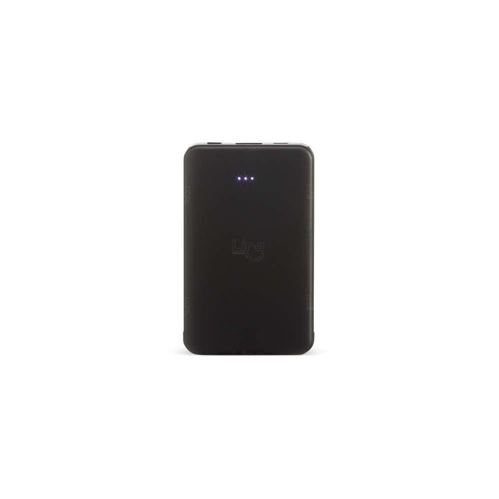 Power Bank com Cabos Acoplados Personalizado - 5.000 mAh 