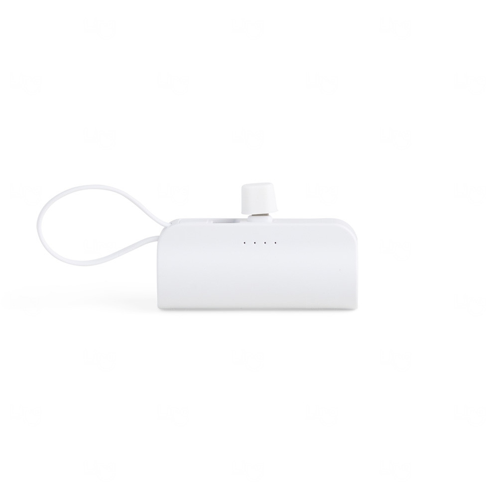 Power Bank 5000mAh Lightning e Tipo-C Personalizado 