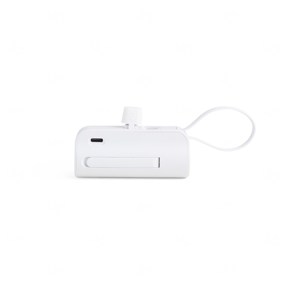 Power Bank 5000mAh Lightning e Tipo-C Personalizado 