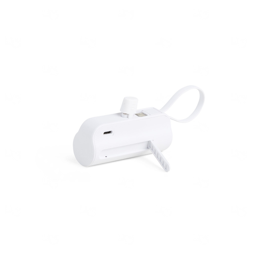 Power Bank 5000mAh Lightning e Tipo-C Personalizado 