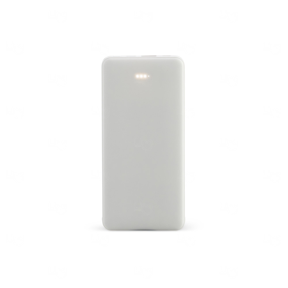 Power Bank Personalizado 10.000mAh com Cabos Acoplados 