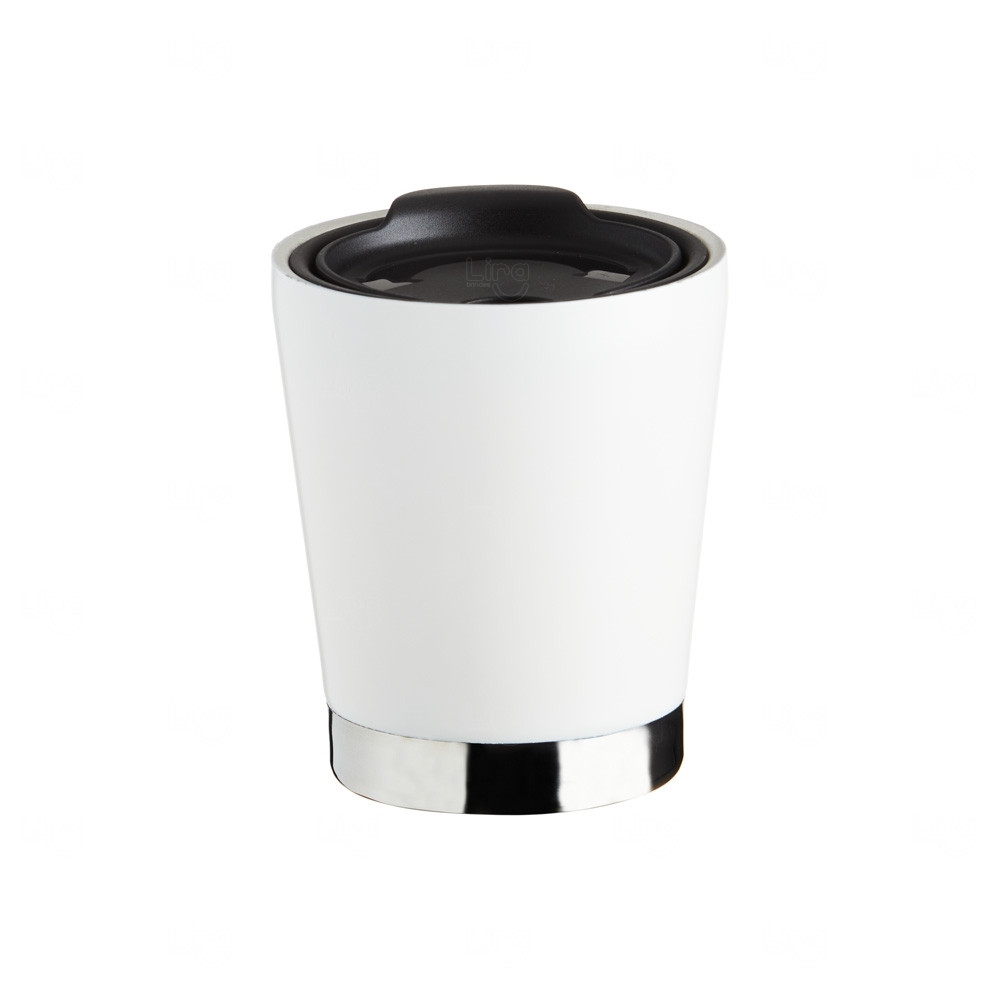 Copo Térmico Inox 300ml com Tampa Personalizado 