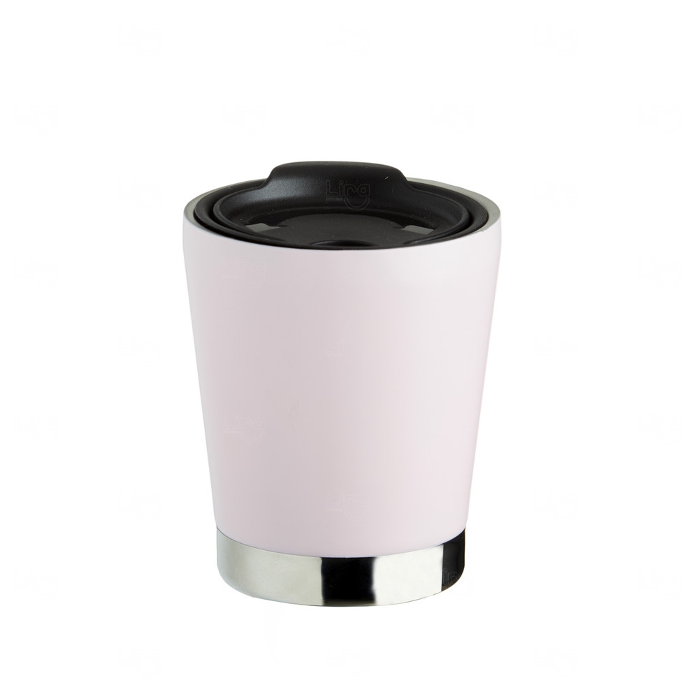 Copo Térmico Inox 300ml com Tampa Personalizado 