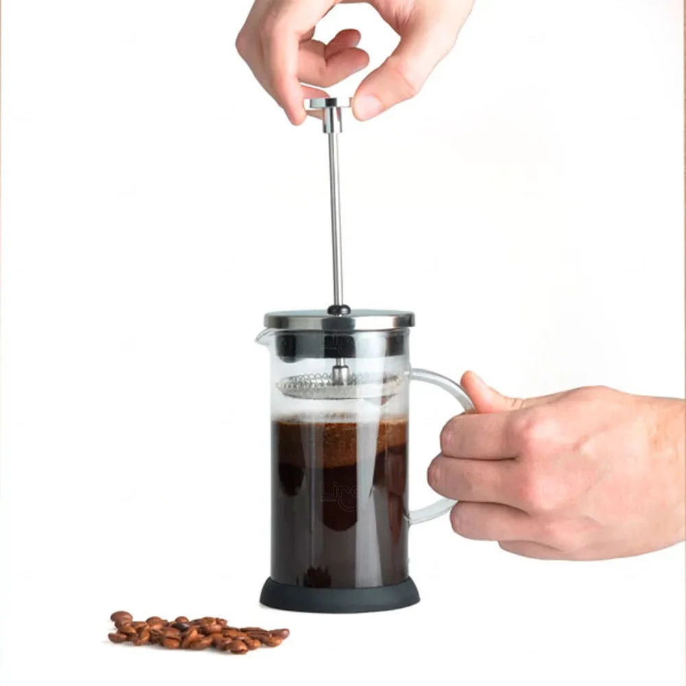 Kit Café Personalizado com Prensa Francesa, Caneca e Bandeja 
