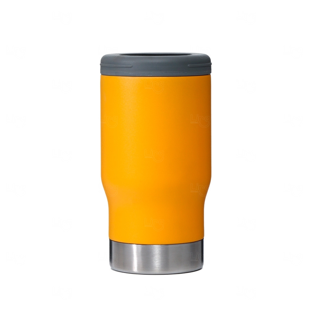 Copo Térmico Personalizado Inox Multiuso - 380ml Amarelo