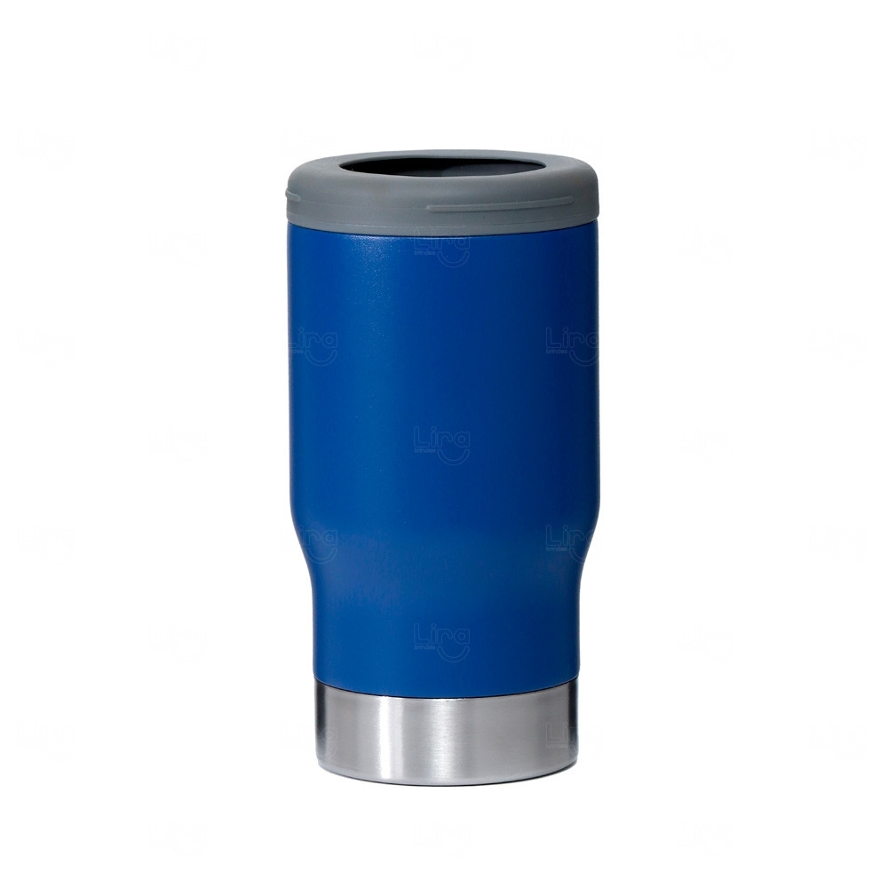 Copo Térmico Personalizado Inox Multiuso - 380ml Azul