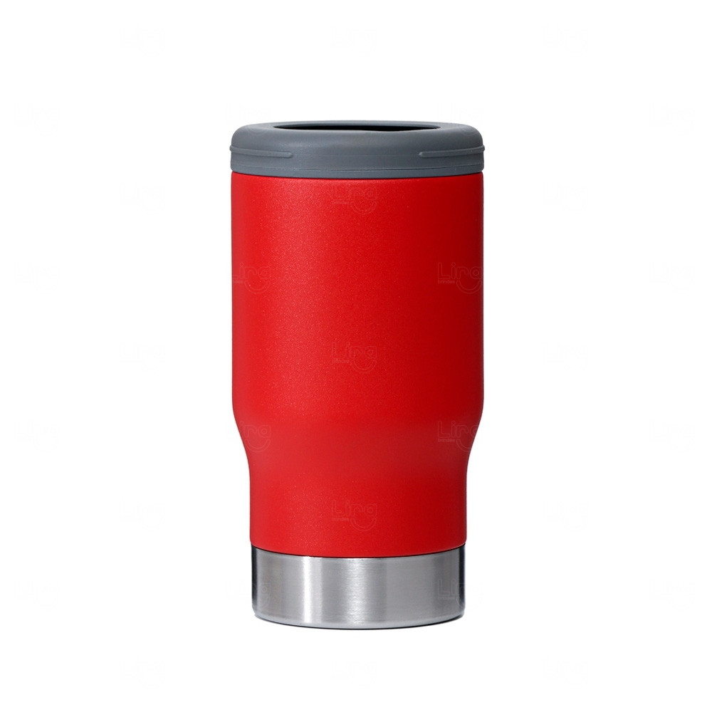 Copo Térmico Personalizado Inox Multiuso - 380ml Vermelho