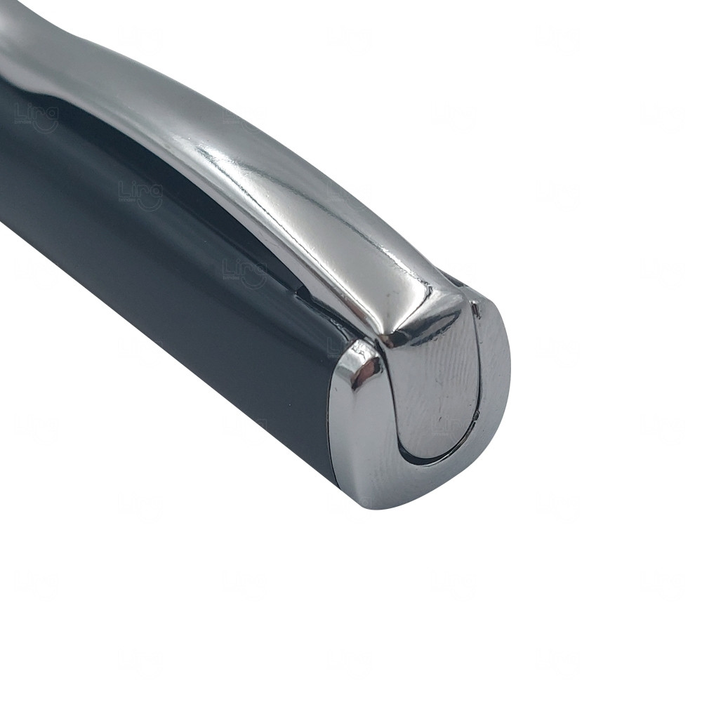 Caneta Metalica com acionamento giratório Personalizada 