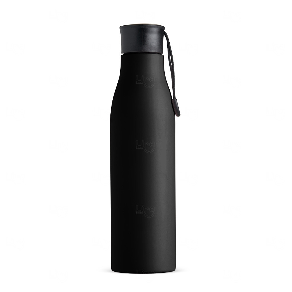 Garrafa Personalizada Inox - 800ml Preto