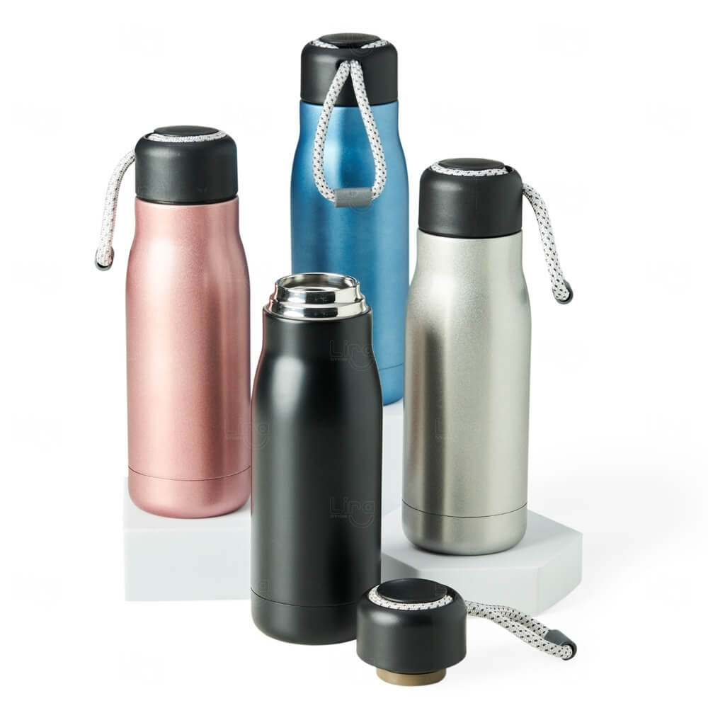 Garrafa Térmica Inox 420ml Personalizada 