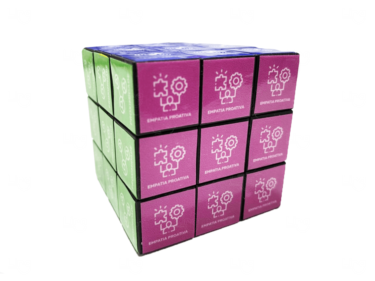 Cubo Mágico Personalizado - 5,5 x 5,5 cm 