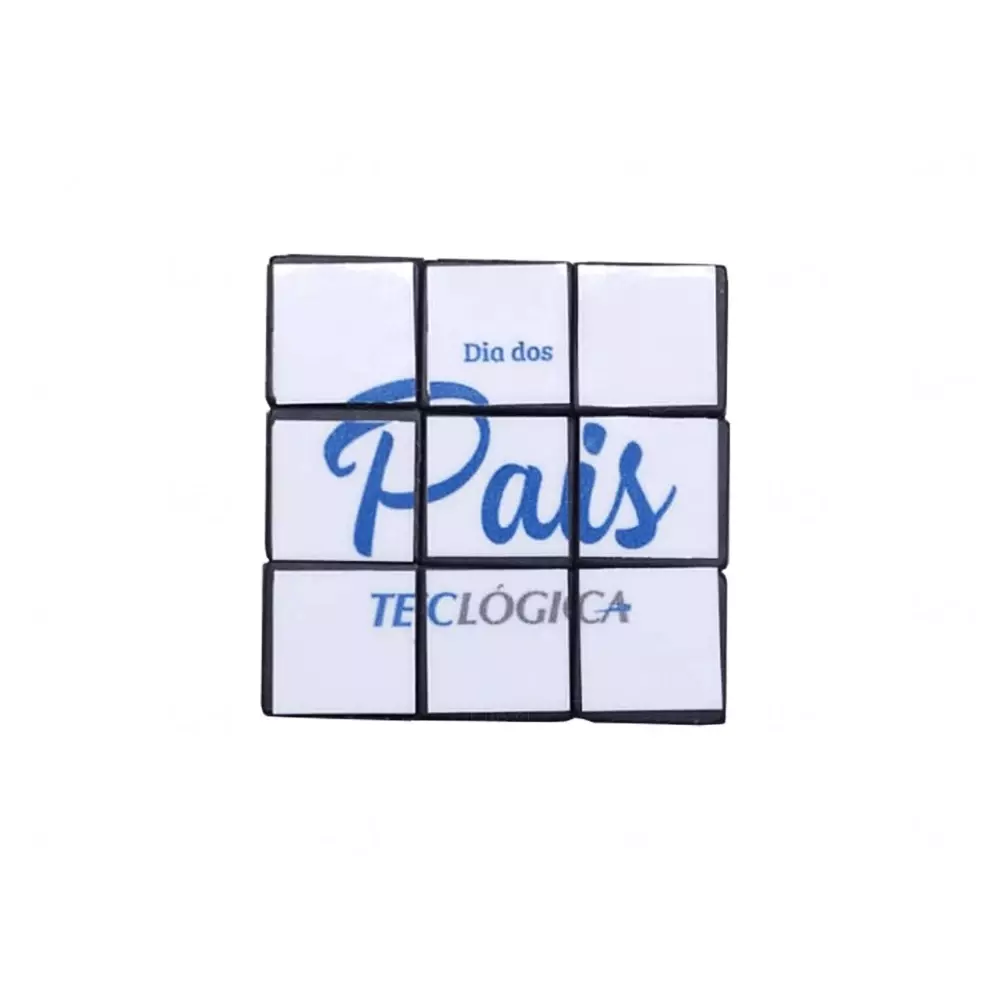 Cubo Mágico Personalizado - 5,5 x 5,5 cm 