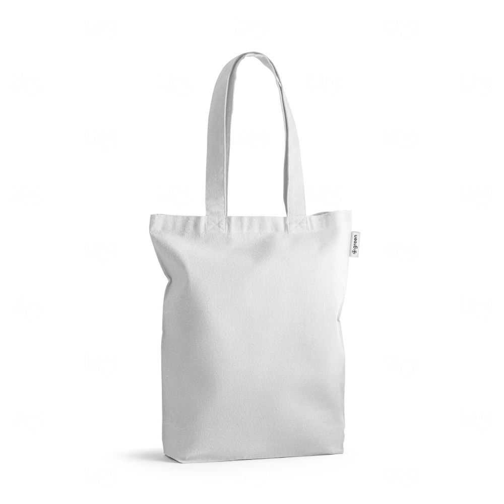 Sacola Personalizada de Algodão Reciclado - 40 x 38 cm Branco