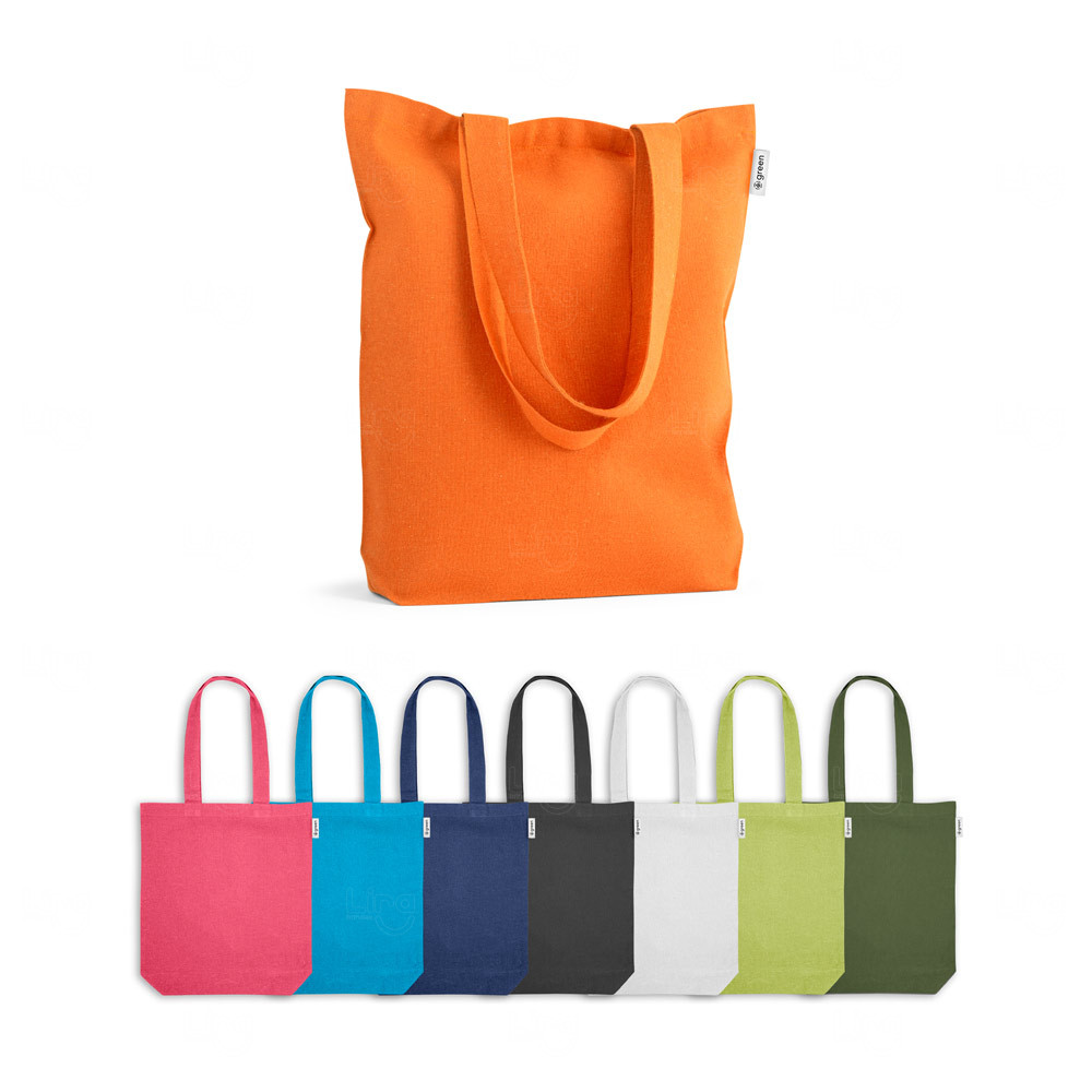Sacola Ecológica em Algodão Reciclado Personalizada - 38 x 40 cm 