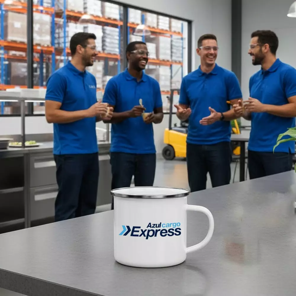 Caneca Esmaltada 350ml Personalizada 