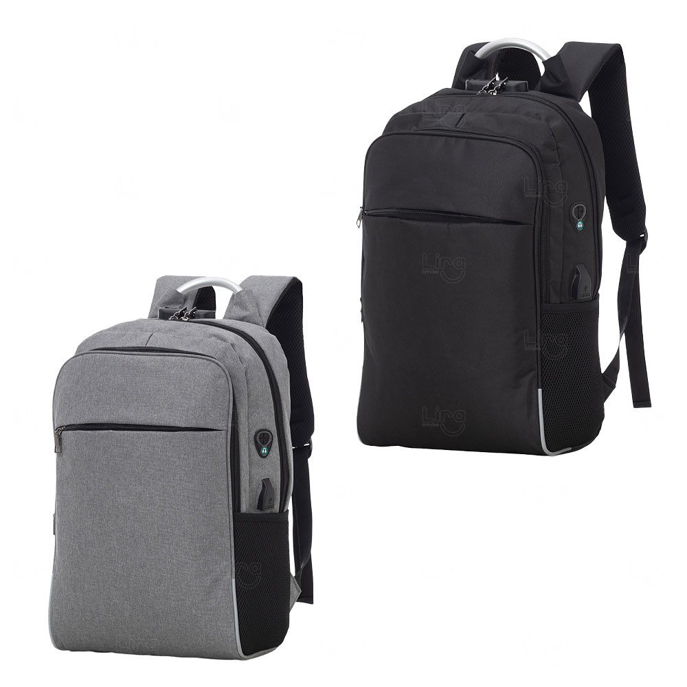 Mochila de Poliéster USB Personalizada 