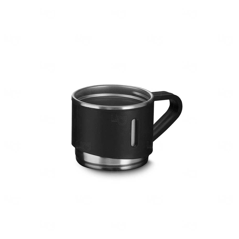 Kit Garrafa Térmica Personalizado com Xícaras - 450ml 
