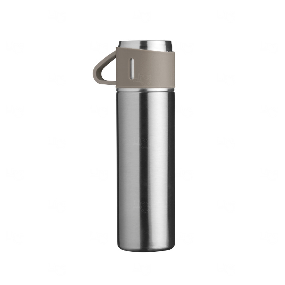Kit Garrafa Térmica Personalizado com Xícaras - 450ml 