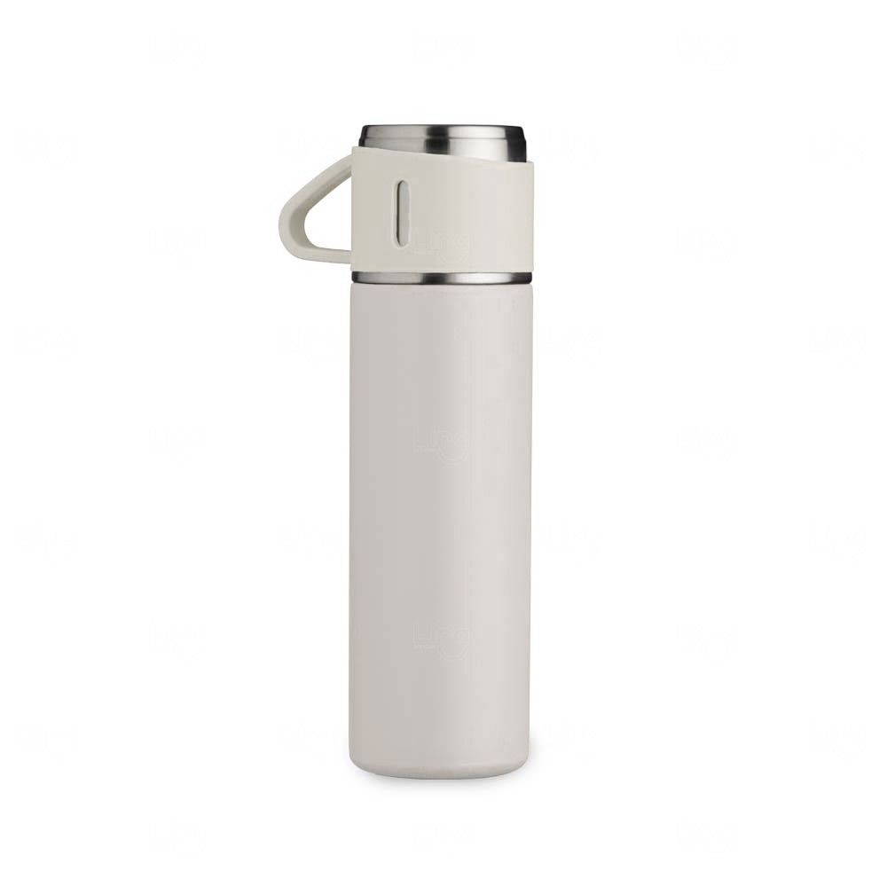 Kit Garrafa Térmica Personalizado com Xícaras - 450ml 