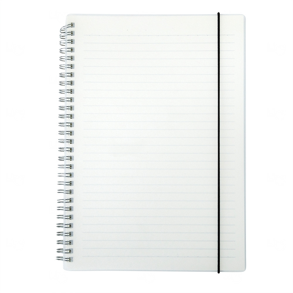 Caderno B5 com Capa Plástica Personalizado - 26 x 19 cm 