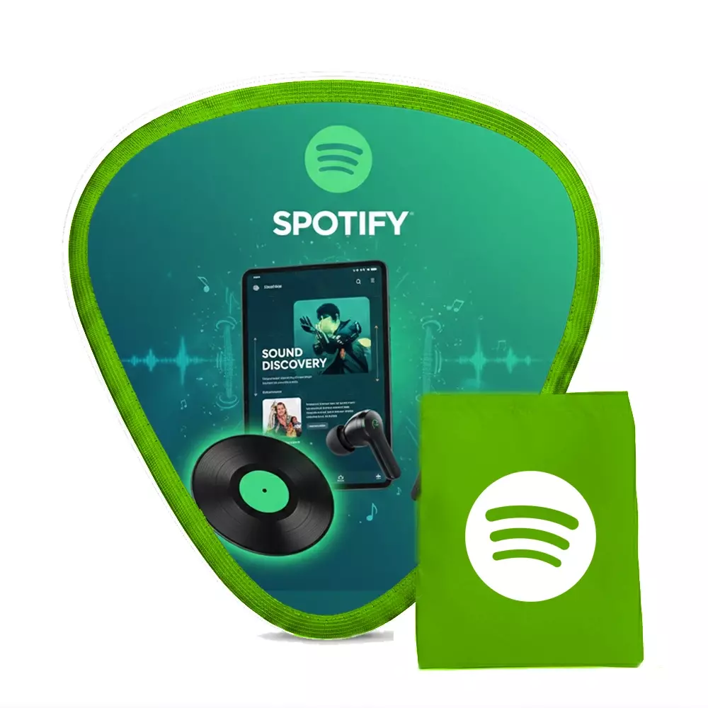 Leque em Nylon Dobrável 100% Personalizado 