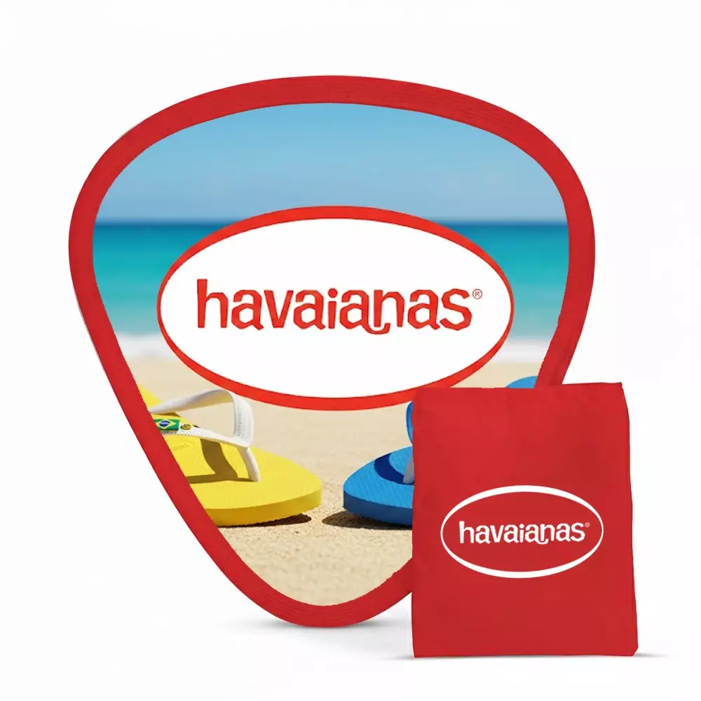 Leque em Nylon Dobrável 100% Personalizado 