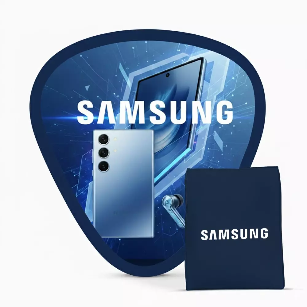 Leque em Nylon Dobrável 100% Personalizado 