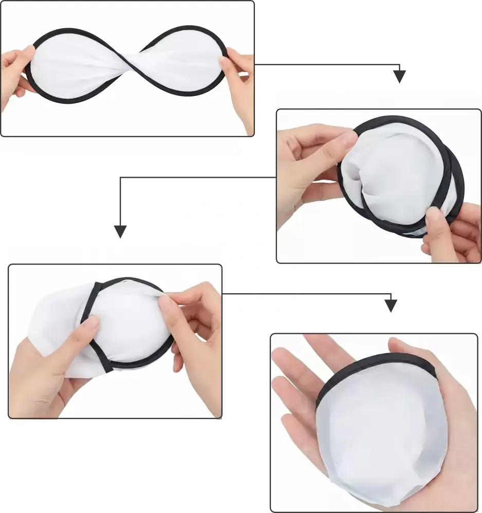 Leque em Nylon Dobrável 100% Personalizado 