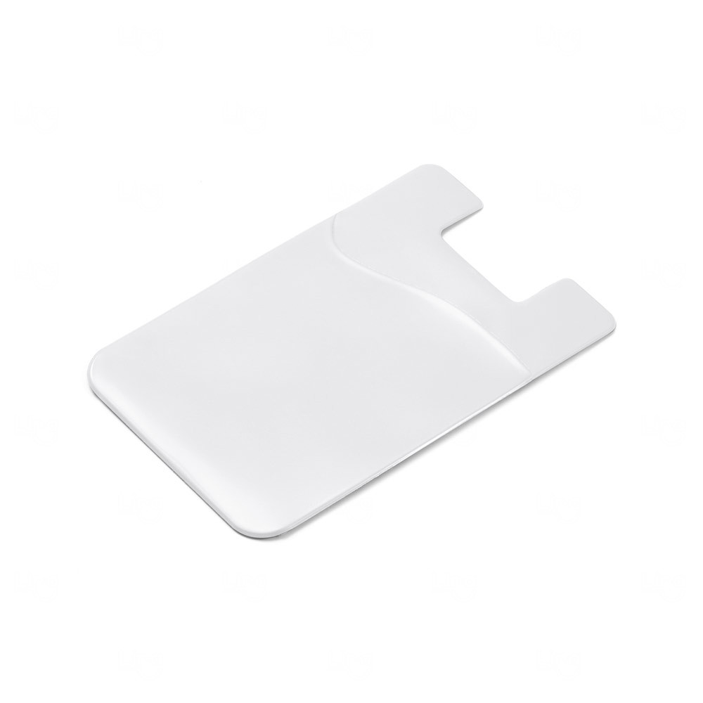 Porta Cartão de PVC Personalizado Branco