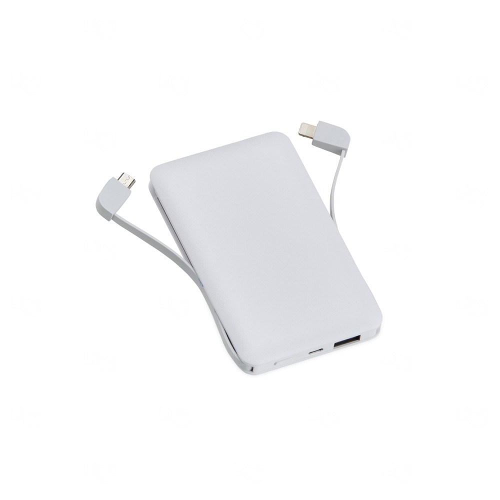 Power Bank Personalizado com Indicador LED - 5.000 Mah 