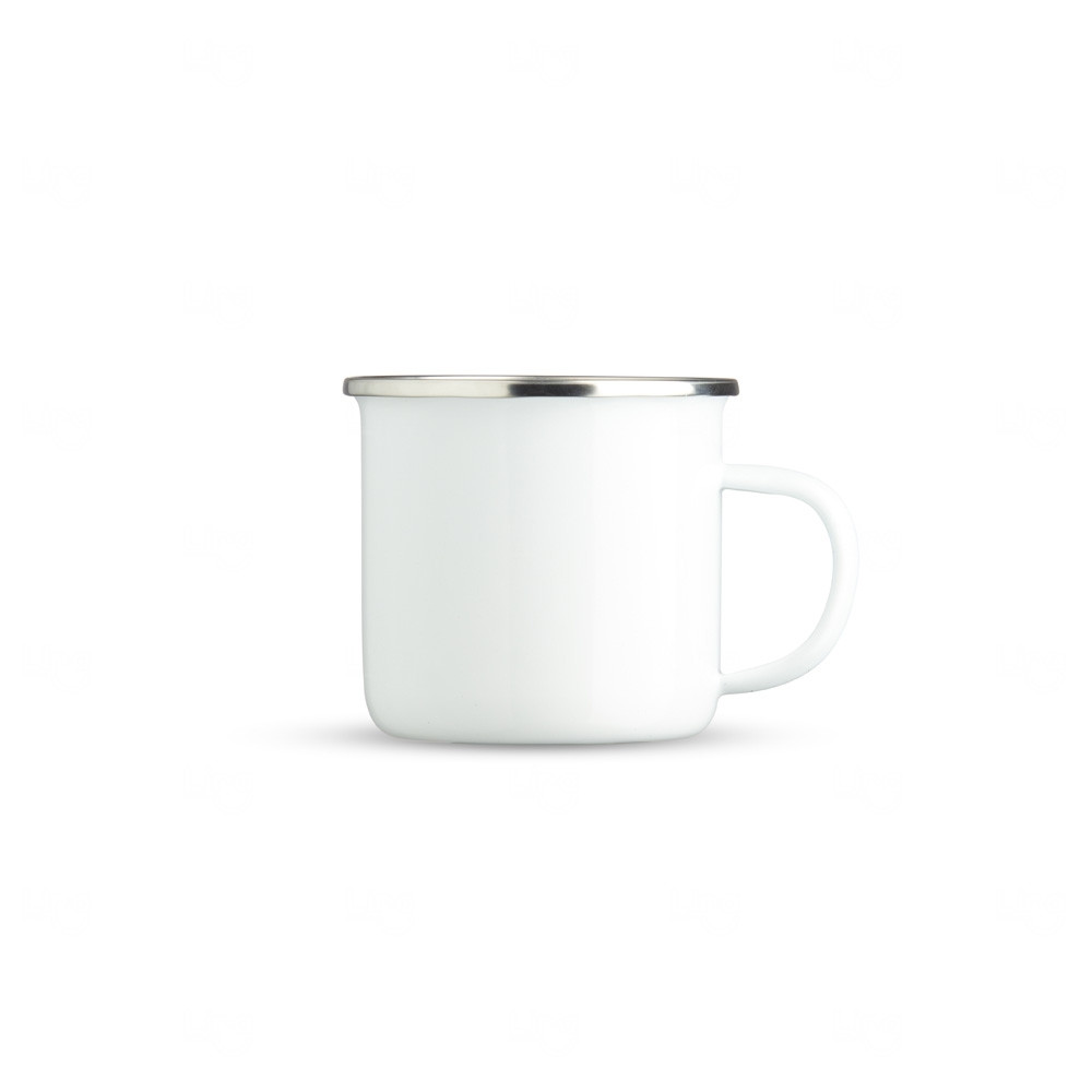 Caneca Inox Personalizada - 370ml Branco