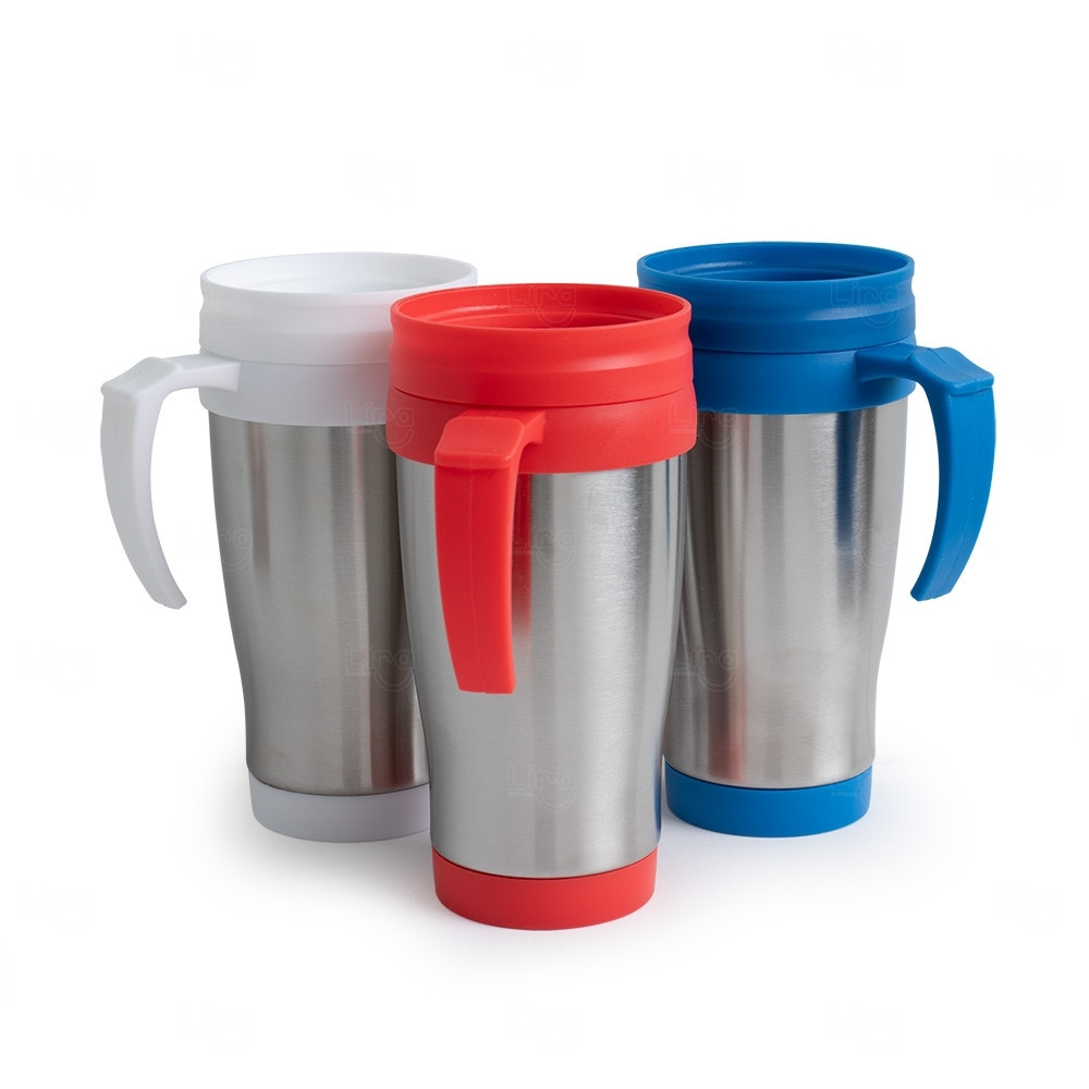 Caneca Inox Personalizada - 400ml 