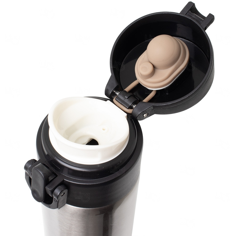 Garrafa Térmica Inox 340ml Personalizada 