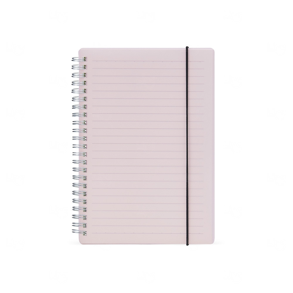 Caderno com Capa Plástica Personalizada - 21 x 15 cm 